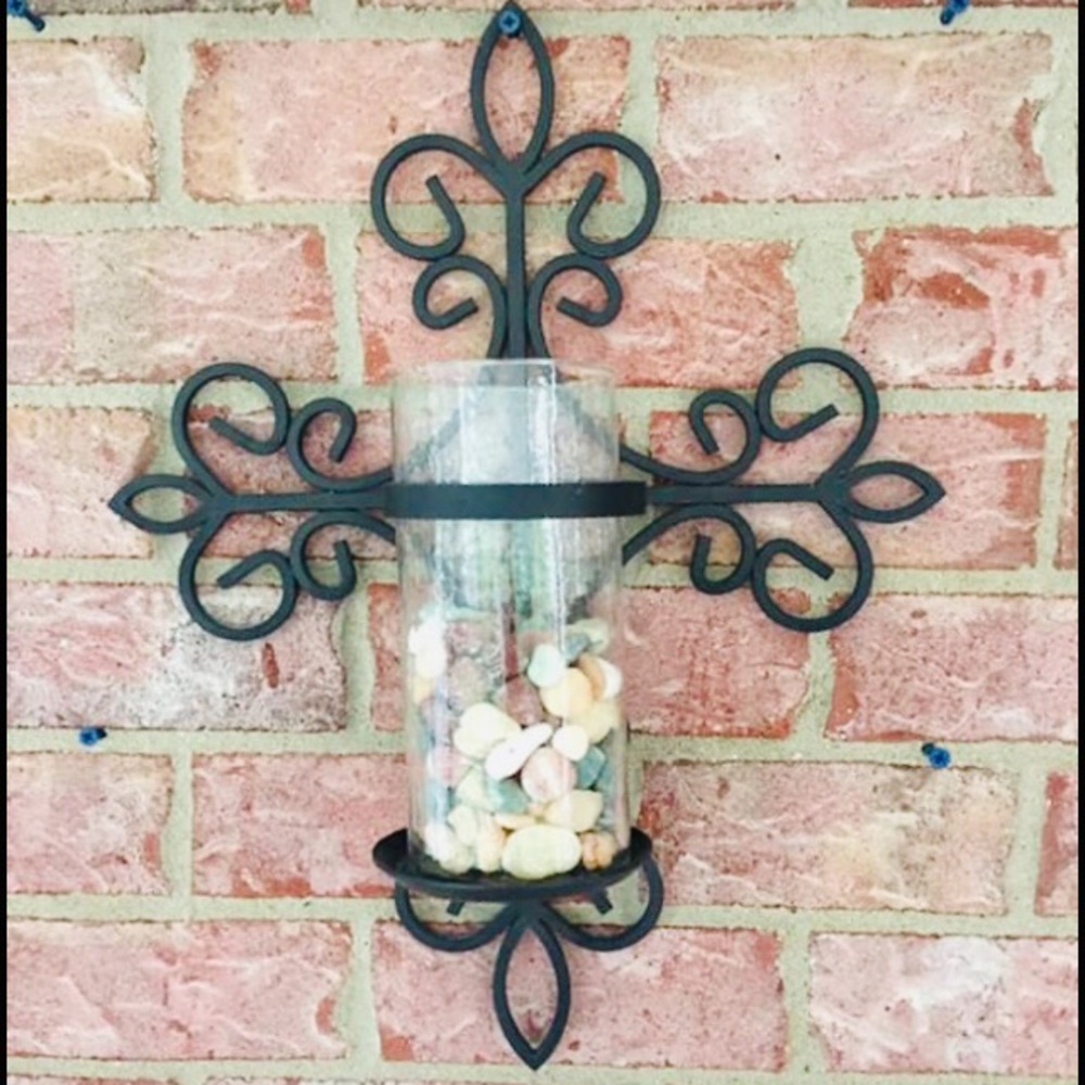 Southern Living At Home Black Candle Holder